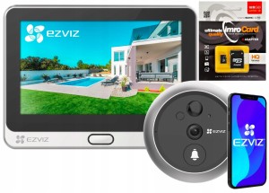 Kamera Wizjer Do drzwi Judasz WiFi DP2C+KARTA 128
