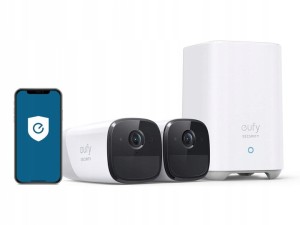 Zestaw kamer EufyCam 2 (2+stacja) WiFi 2MP