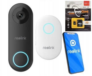 Wideodzwonek Reolink 2K+WiFi SMART + KARTA 128 GB